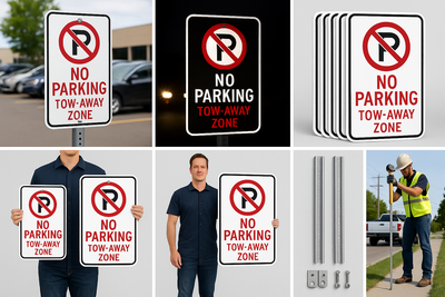 No Parking / Tow‑Away Zone Signs (Niagara) | Service Packages Niagara Stands Out