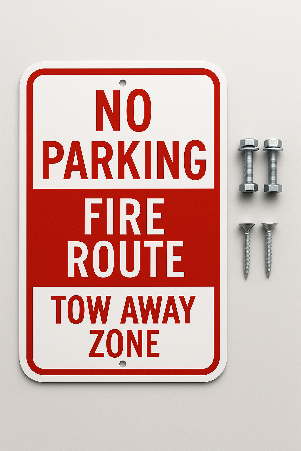 Fire Route Signs — Niagara (3 Styles, Reflective Aluminum) Niagara Stands Out
