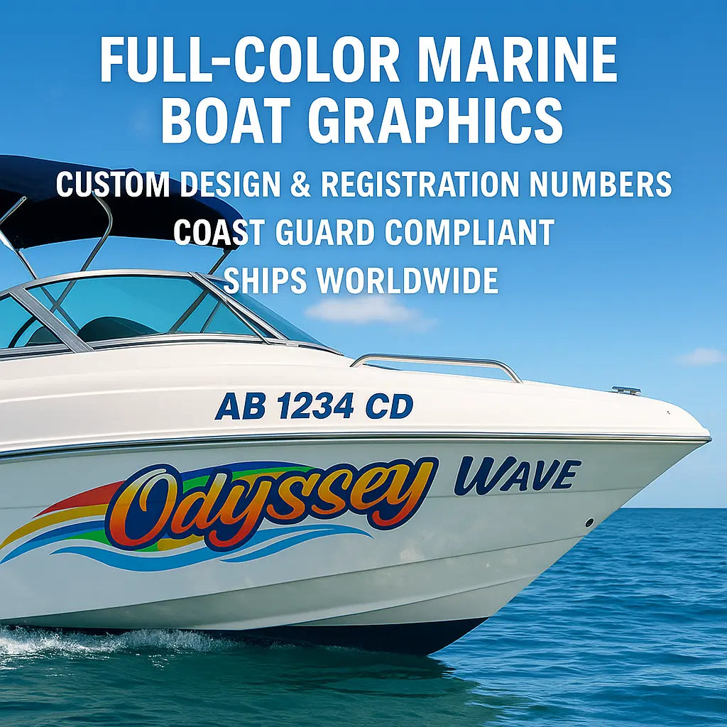 Boat HIN / Hull-ID Replacement Decals | Transport Canada Compliant Niagara Stands Out