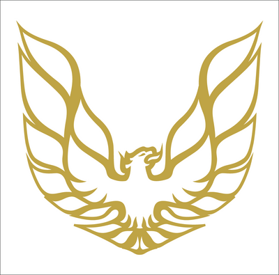 18 Inch Screaming Chicken Decal - Large Trans Am Hood Bird | Standard Phoenix Size Niagara Stands Out