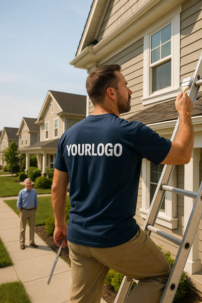 Branded Contractor T-Shirt – Custom Work Shirts for Canadian Contractors Niagara Stands Out