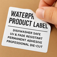 Waterproof Product Labels | Custom Cut Business Labels | Brand Stickers Niagara Stands Out