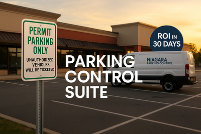 Professional Parking Control Suite - Private Lot Signs & Enforcement | Niagara Niagara Stands Out