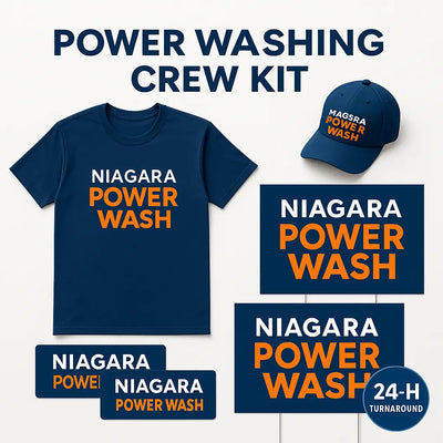 Power Washing Crew Kit - Professional Team Branding | St. Catharines & Welland Niagara Stands Out