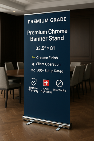 Retractable Banner 33×81 (Niagara) | 5-7 Days