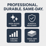 16pt UV Gloss Business Cards - Thick Premium Executive Niagara Same Day Niagara Stands Out