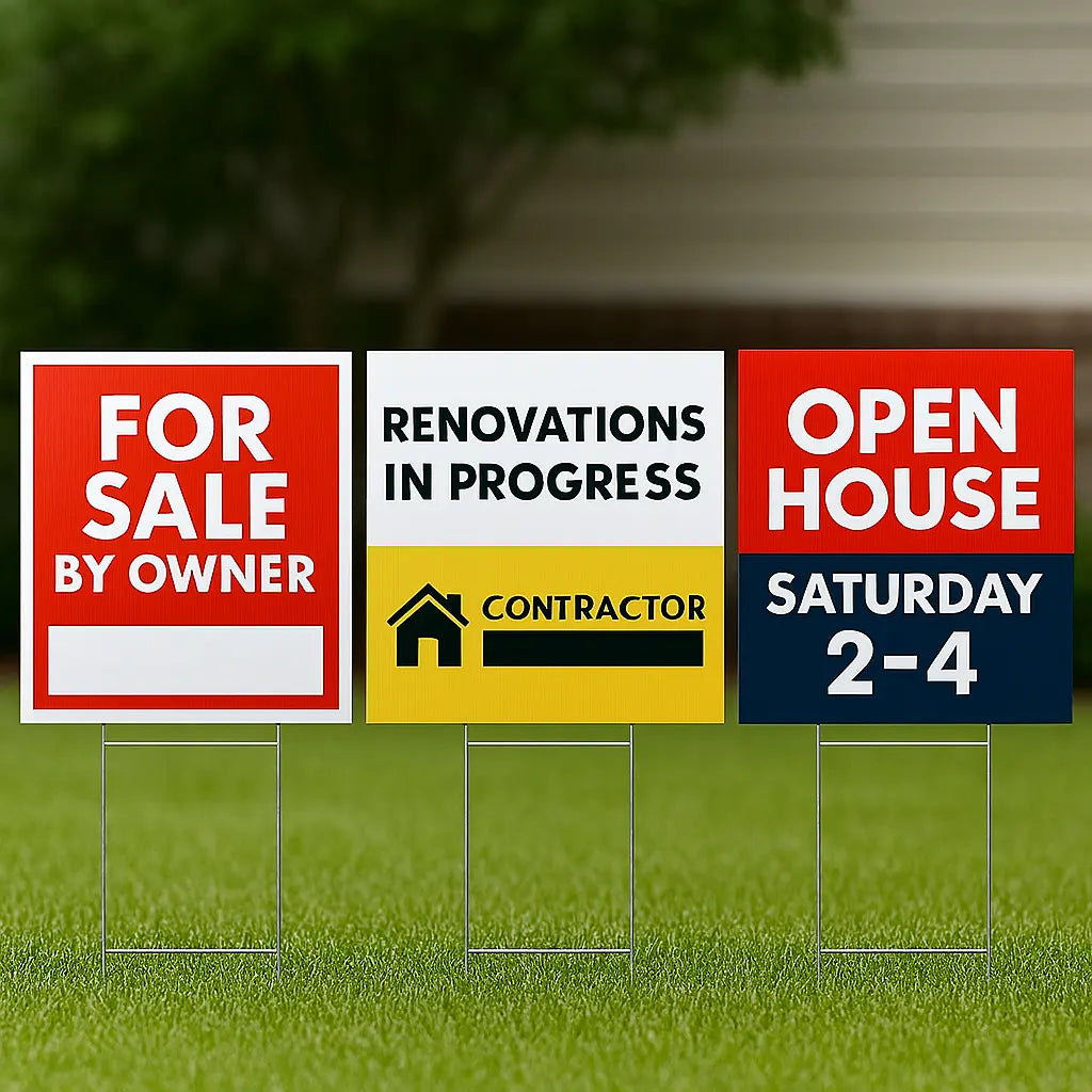 Emergency Yard Signs - Printed Overnight Ready Tomorrow | Same-Day Custom Coroplast Signs Niagara Stands Out