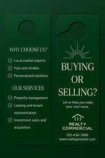 Custom Door Hangers 14pt - Niagara Stands Out