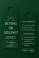 Custom Door Hangers 14pt - Niagara Stands Out