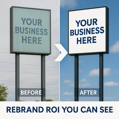 Signage Intake Rebrand Packages