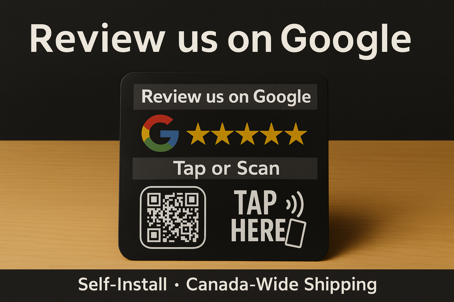 Square Google Review Sticker