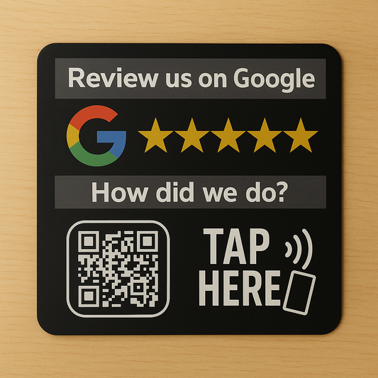 Square Google Review Sticker Review Us on Google Sign aef aef b bbe fcbe