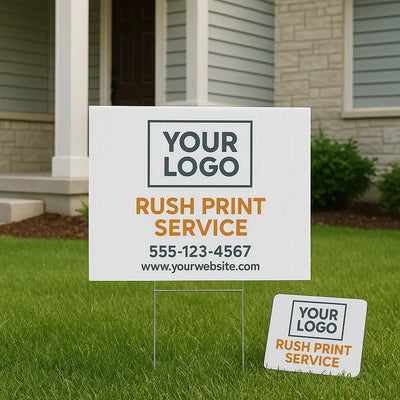 24-Hour Yard Sign Pack - 3 Signs + 10 Car Magnets + Free Pickup Niagara Stands Out