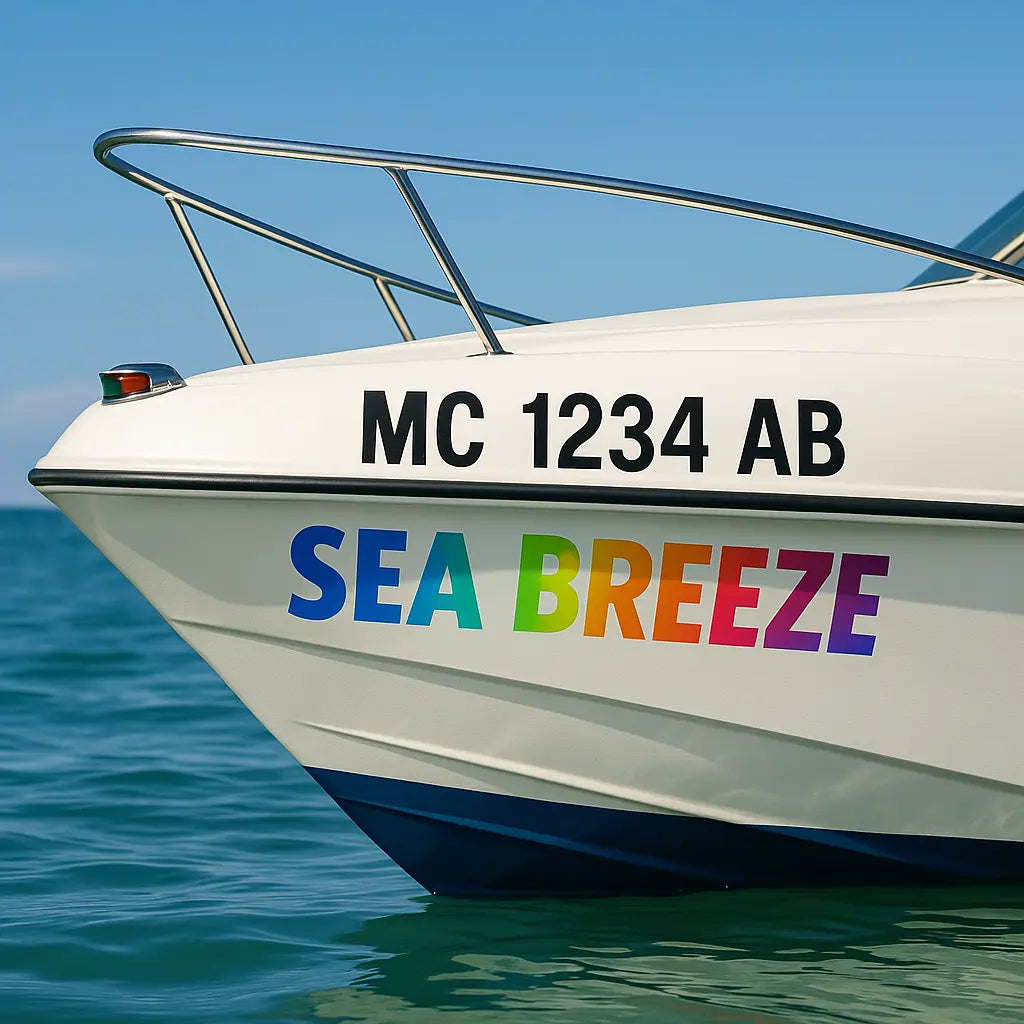 Boat HIN / Hull-ID Replacement Decals | Transport Canada Compliant Niagara Stands Out