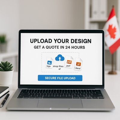Custom Design Upload - Professional Quote Service Niagara Stands Out