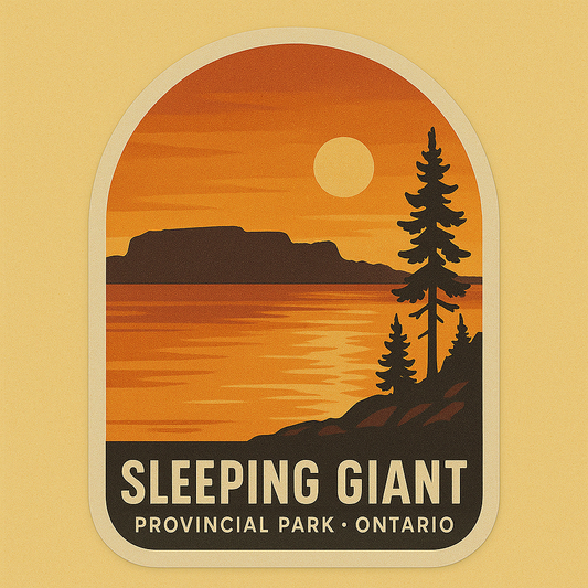 Sleeping Giant Provincial Park Sticker Sticker Sleeping giant provincial park sticker