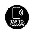 Professional NFC Creator Growth Stickers — Premium Orajet 3165G Vinyl Technology