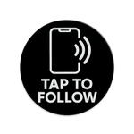 Professional NFC Creator Growth Stickers — Premium Orajet Smartphone NFC Tap Decal