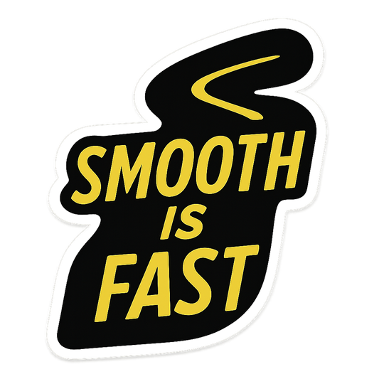 Smooth Speed Racer Sticker Orajet vinyl sticker (3 in | 5 in | 7.5 in) preview 1