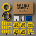 Warehouse Floor Safety & Aisle Marking Pack | CSA Compliant | Industrial Floor Tape Canada Niagara Stands Out