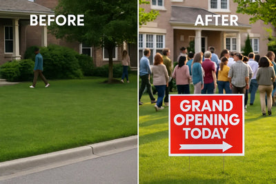 Emergency Yard Signs - Printed Overnight Ready Tomorrow | Same-Day Custom Coroplast Signs Niagara Stands Out