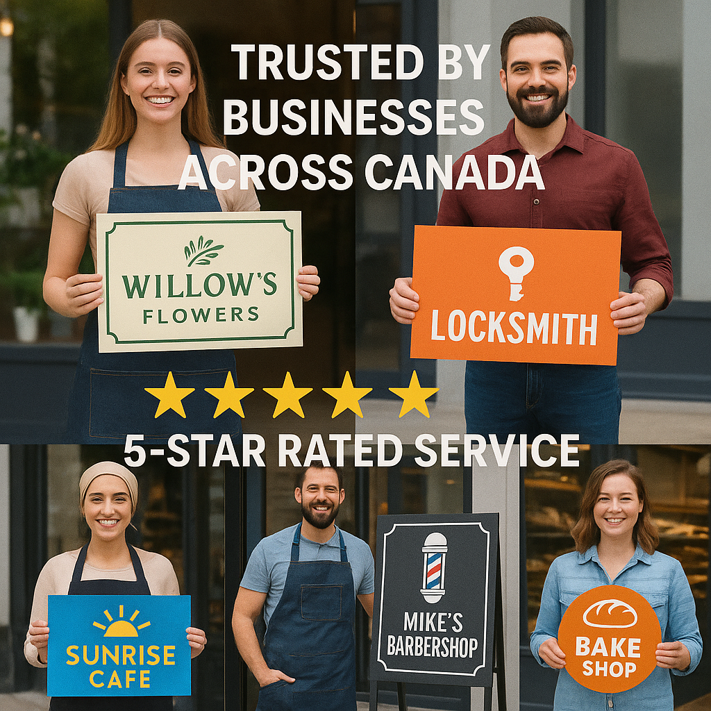 Custom Design Upload - Professional Quote Service Niagara Stands Out