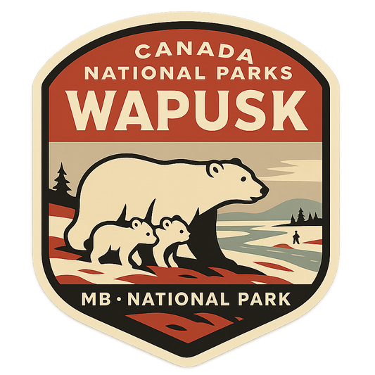 Wapusk National Park Arctic Scene Sticker Canadian National Wapusk National Park Arctic Scene