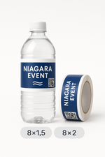 Waterproof Water Bottle Labels (Wraps) - Small Business Bundles Niagara Stands Out
