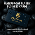 30mil Plastic Business Cards Niagara | Marine Destroyer Waterproof | Indestructible Industrial Contractor Cards Niagara Stands Out