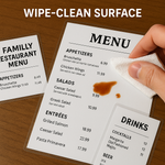 Restaurant Menu Printing - Standard Laminated (8.5" x 11") - 250 Count