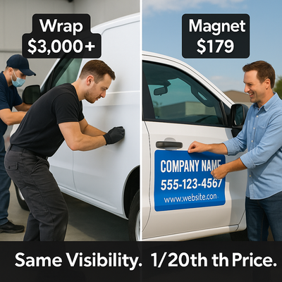 30-Mil Heavy Duty Car Magnets Custom Vehicle  | Same-day d