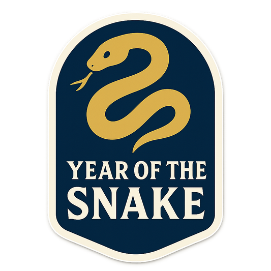 Year of the Snake Sticker | Chinese Zodiac Decal - Product Image