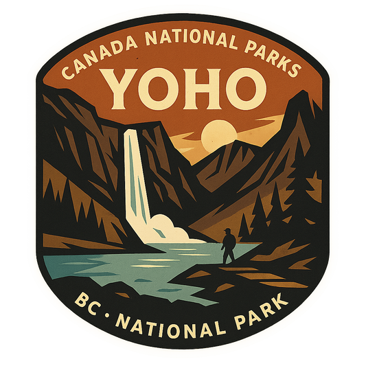 Yoho National Park Sticker Canadian National Park Travel Yoho National Park Adventure