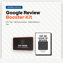 Google Review Booster DIY Kit - NFC tap card and QR code system for collecting reviews - $199 CAD
