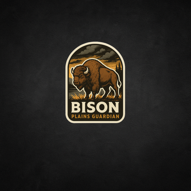 Bison Canada Wildlife Sticker – Niagara Stands Out