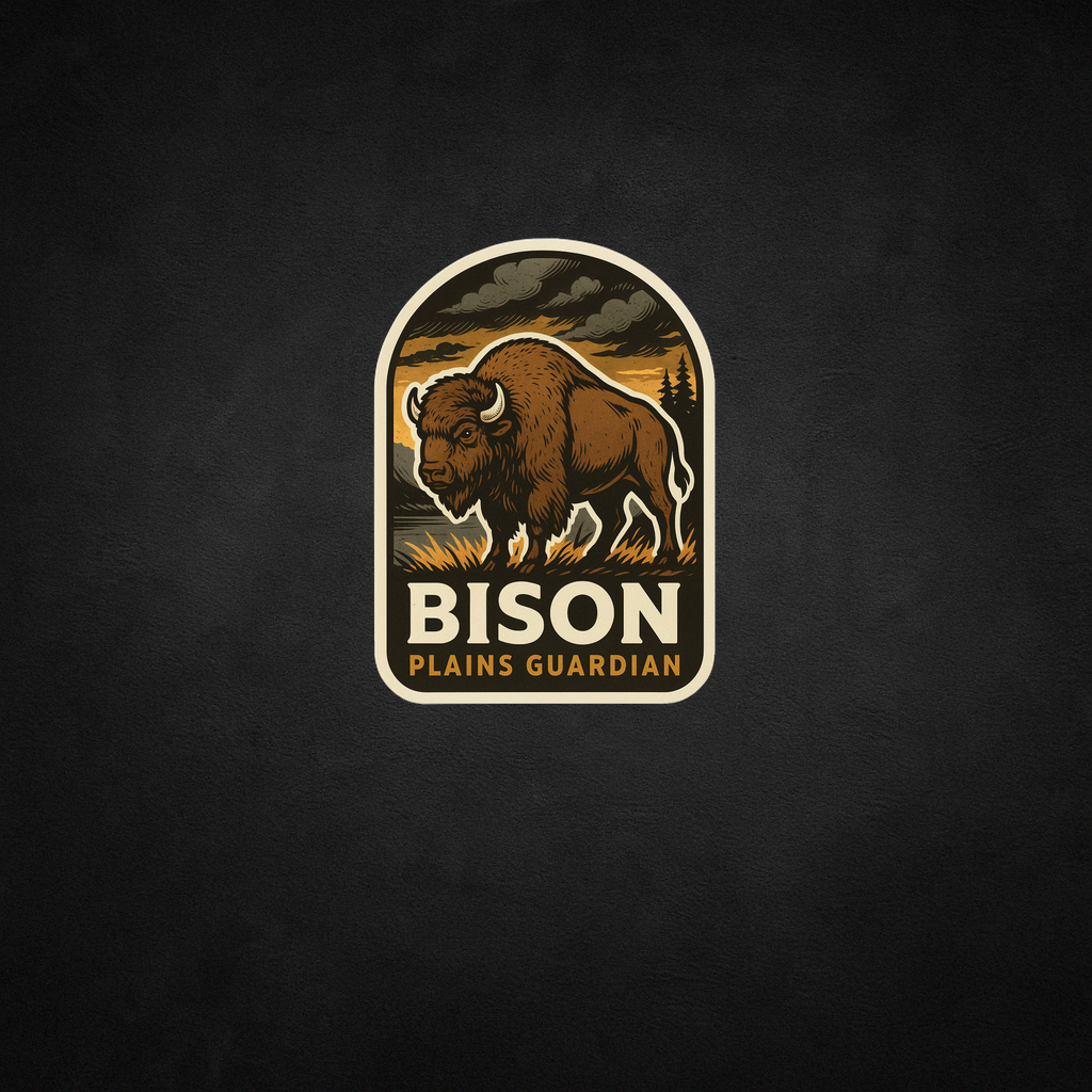 Bison Canada Wildlife Sticker – Niagara Stands Out