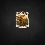Moose Canada Wildlife Sticker – Niagara Stands Out