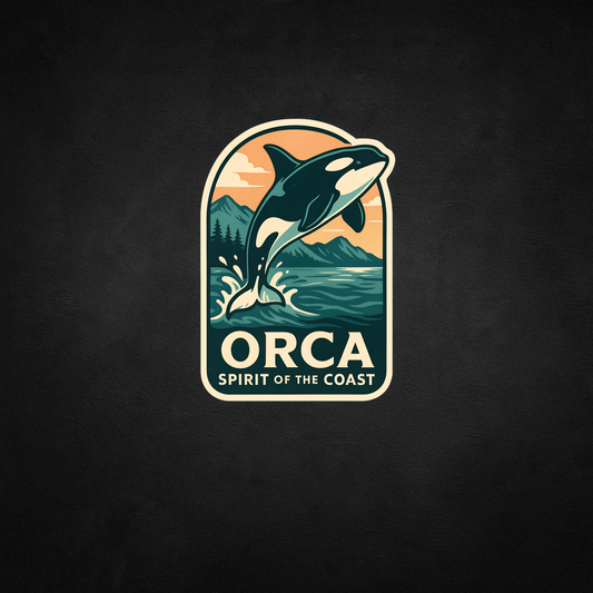 Orca Whale Canada Wildlife Sticker – Niagara Stands Out