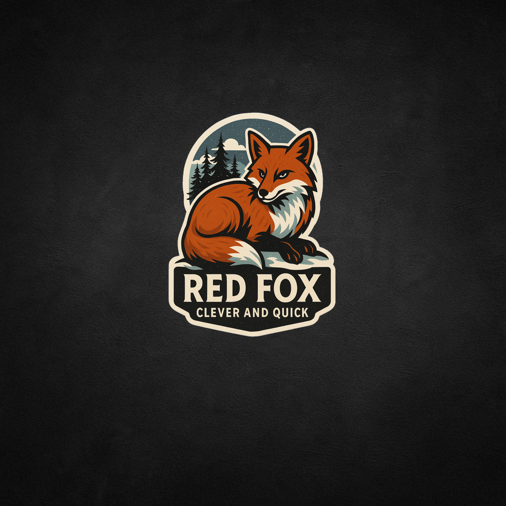 Red Fox Canada Wildlife Sticker – Niagara Stands Out