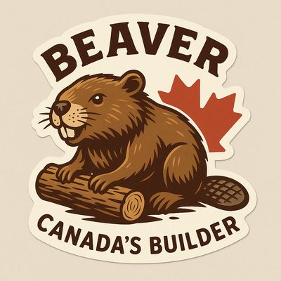 Beaver Wildlife Decal – Niagara Stands Out