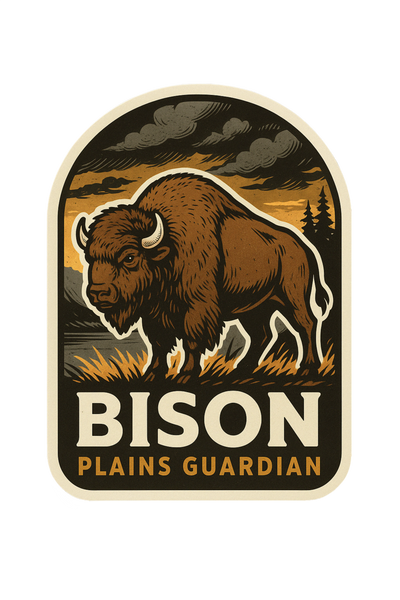Bison Canada Wildlife Sticker – Niagara Stands Out