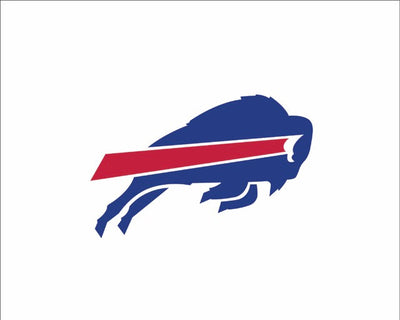 Charging Bison Red Stripe – Football Fan Vinyl Decal Niagara Stands Out