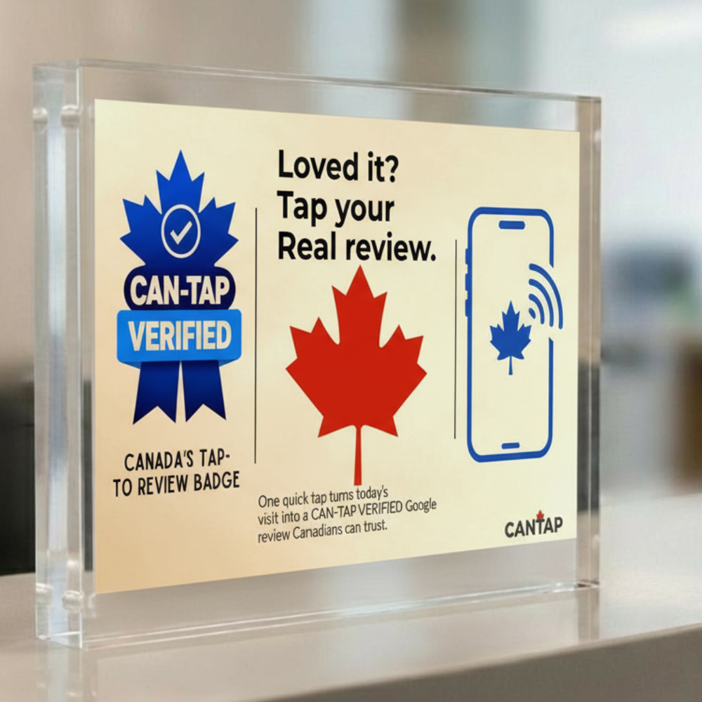 CAN-TAP Verified Badge - Industrial NFC Review System | Get