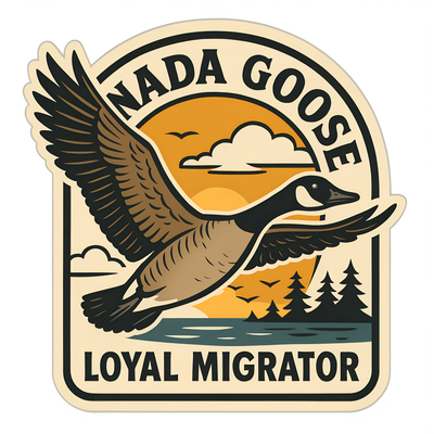 Canada Goose Wildlife Sticker – Niagara Stands Out