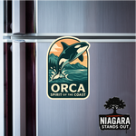 Orca Whale Canada Wildlife Sticker – Niagara Stands Out