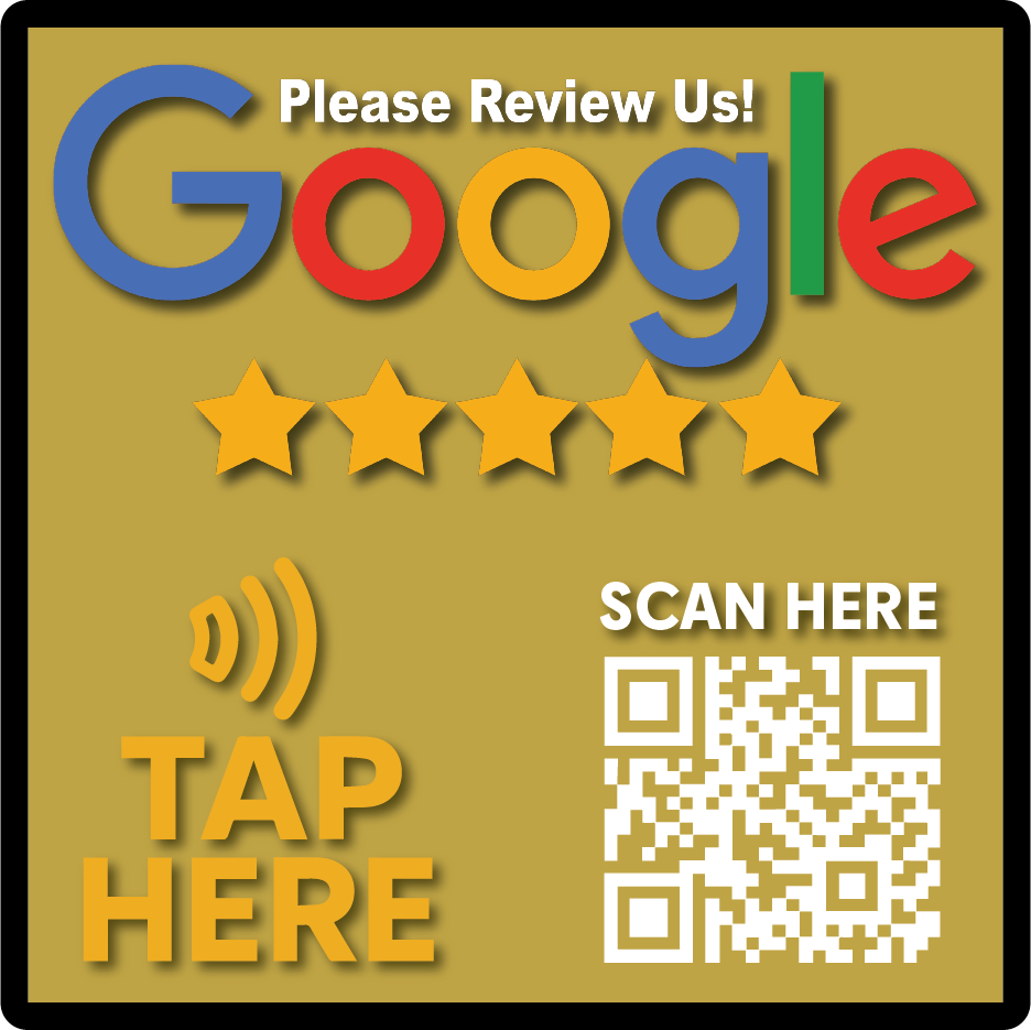 Square Google Review Sticker