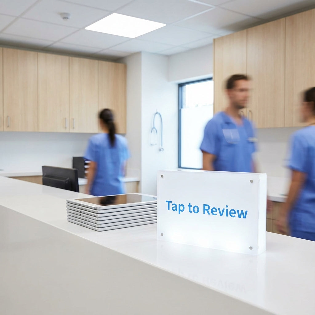 Healthcare Review Kit | HIPAA Compliant Google Review Cards healthcare review kit