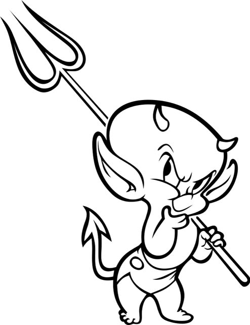 Hot Stuff vinyl decal