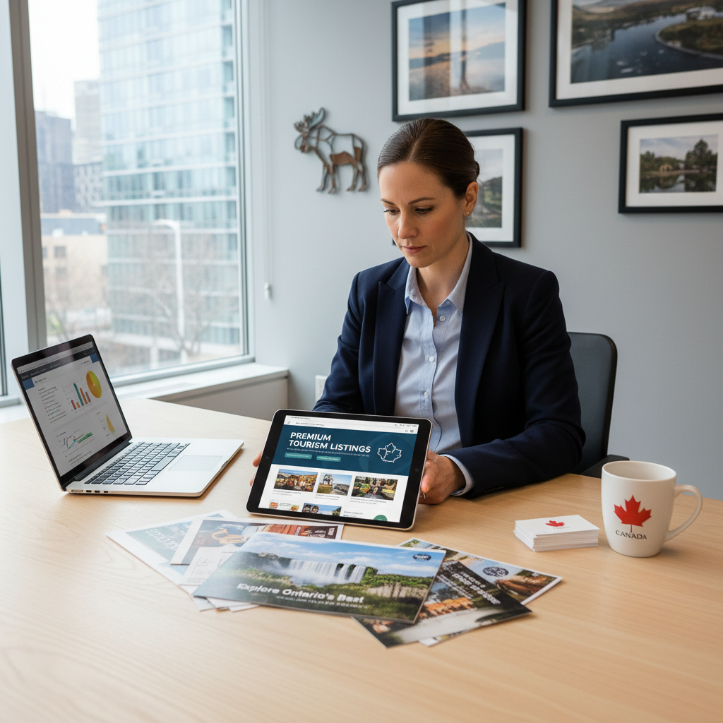 Premium Tourism Listing in action — lead gen delivered to local businesses across the Niagara Region Ontario