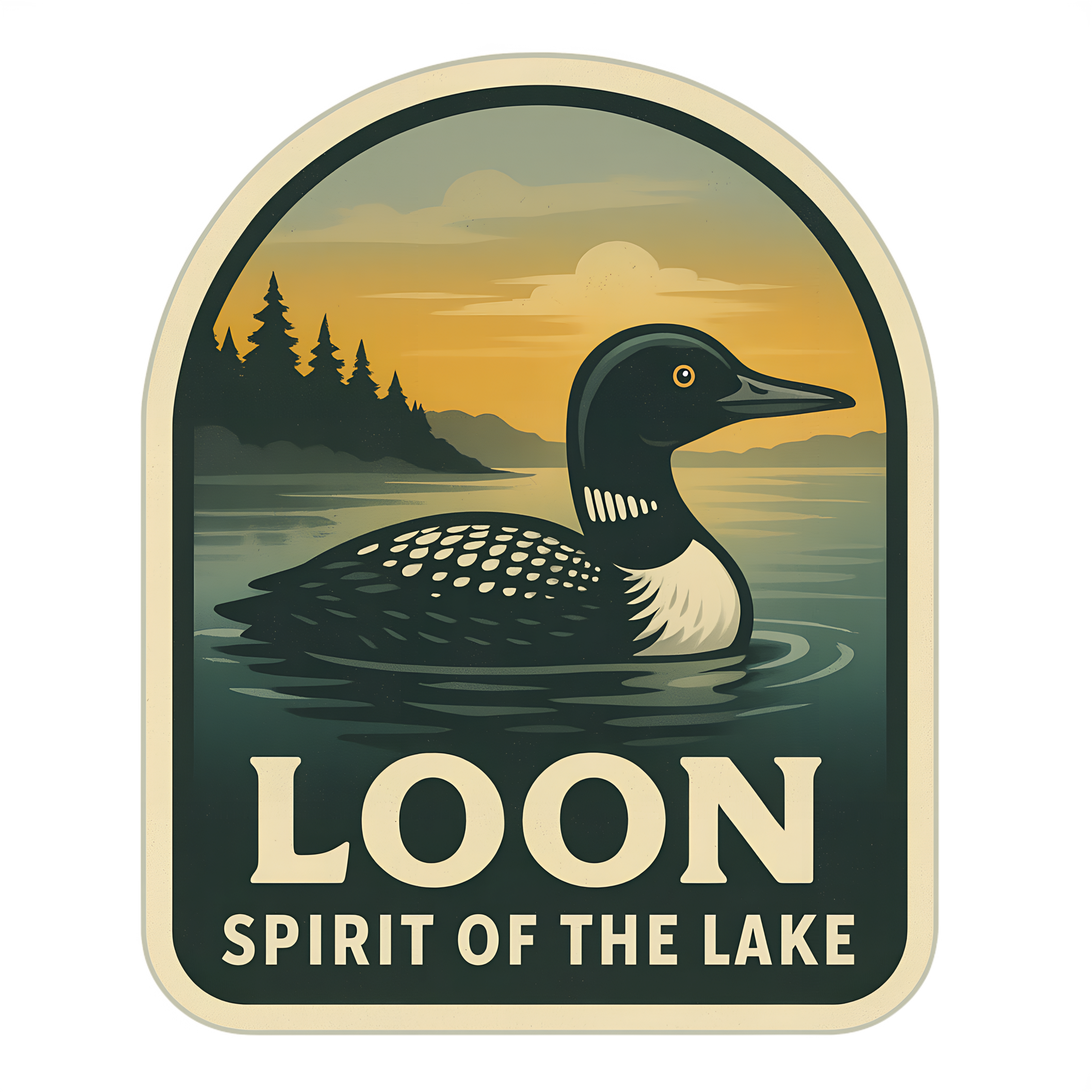 Loon Canada Wildlife Sticker – Niagara Stands Out